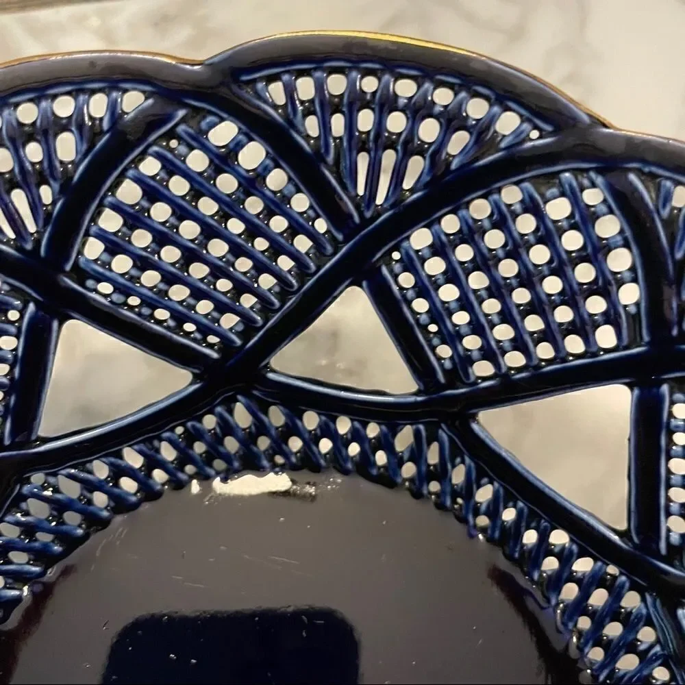 Set of Romanian Cluj-Napoca Reticulated Lace Bowls